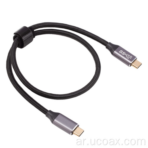 60W 3A شحن سريع كابل USB النوع C